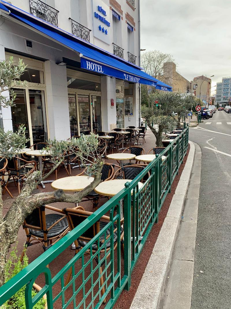Le Theatre Hotel Suresnes Exterior foto
